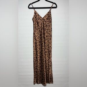 A New Day Brown Animal Print Maxi Dress